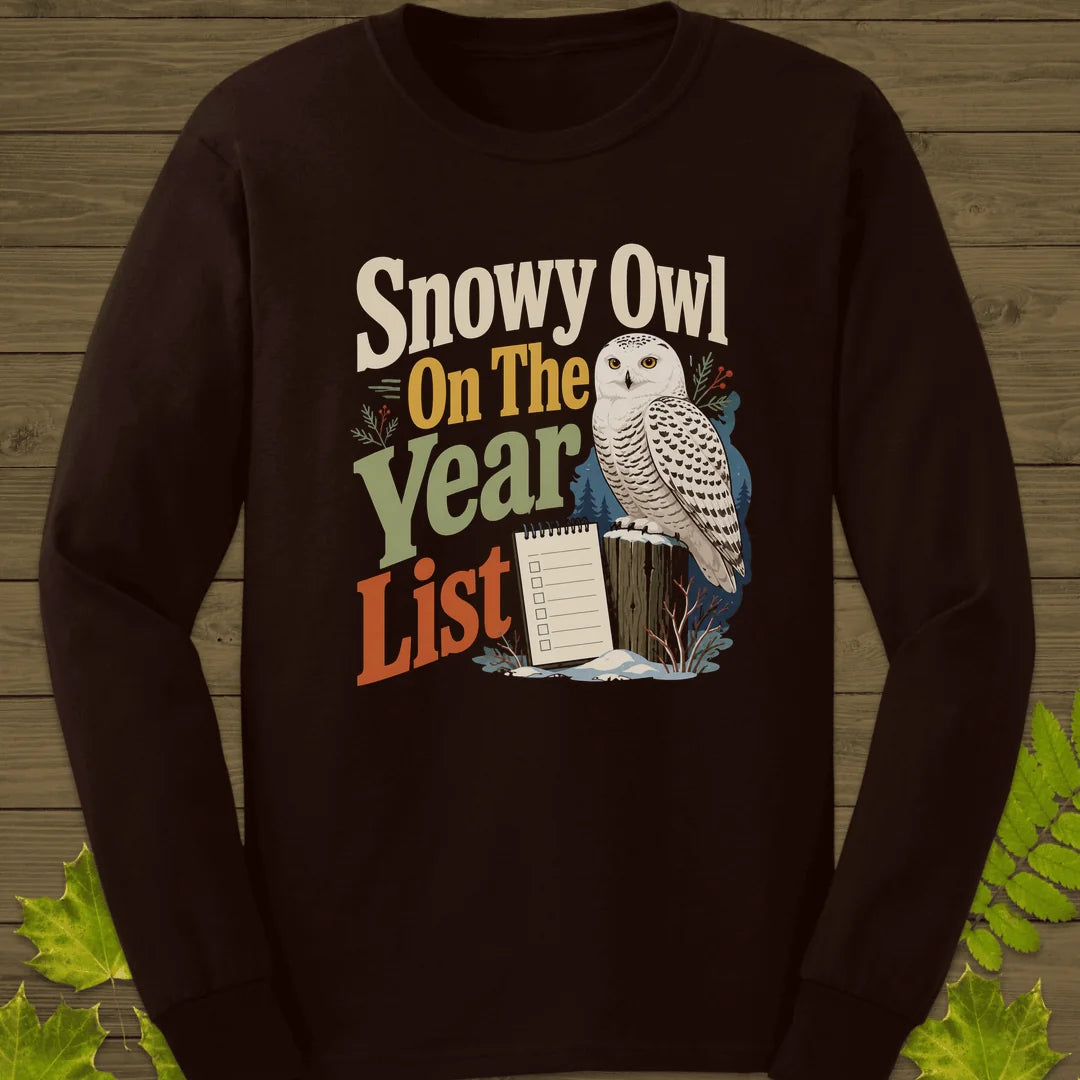 Snowy On The List Long Sleeve in Dark Chocolate