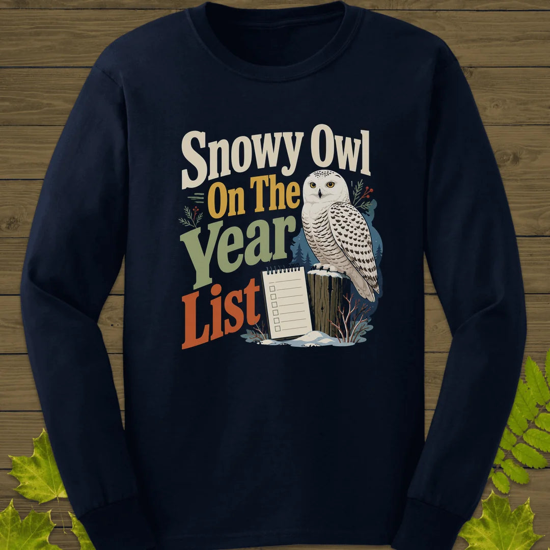 Snowy On The List Long Sleeve in Navy