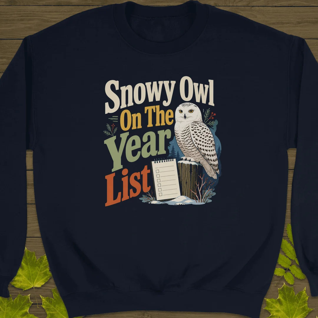 Snowy On The List Sweatshirt in Navy