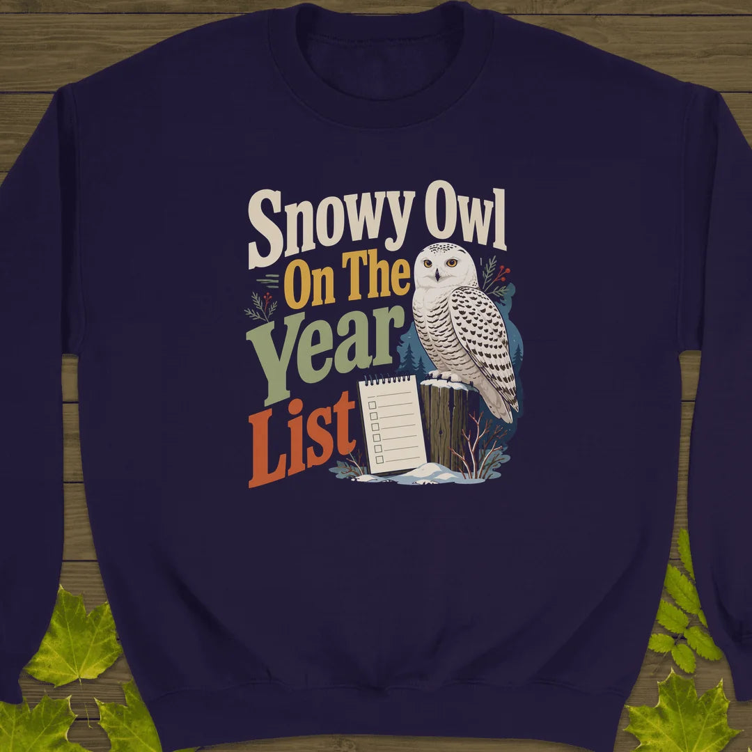 Snowy On The List Sweatshirt in Purple