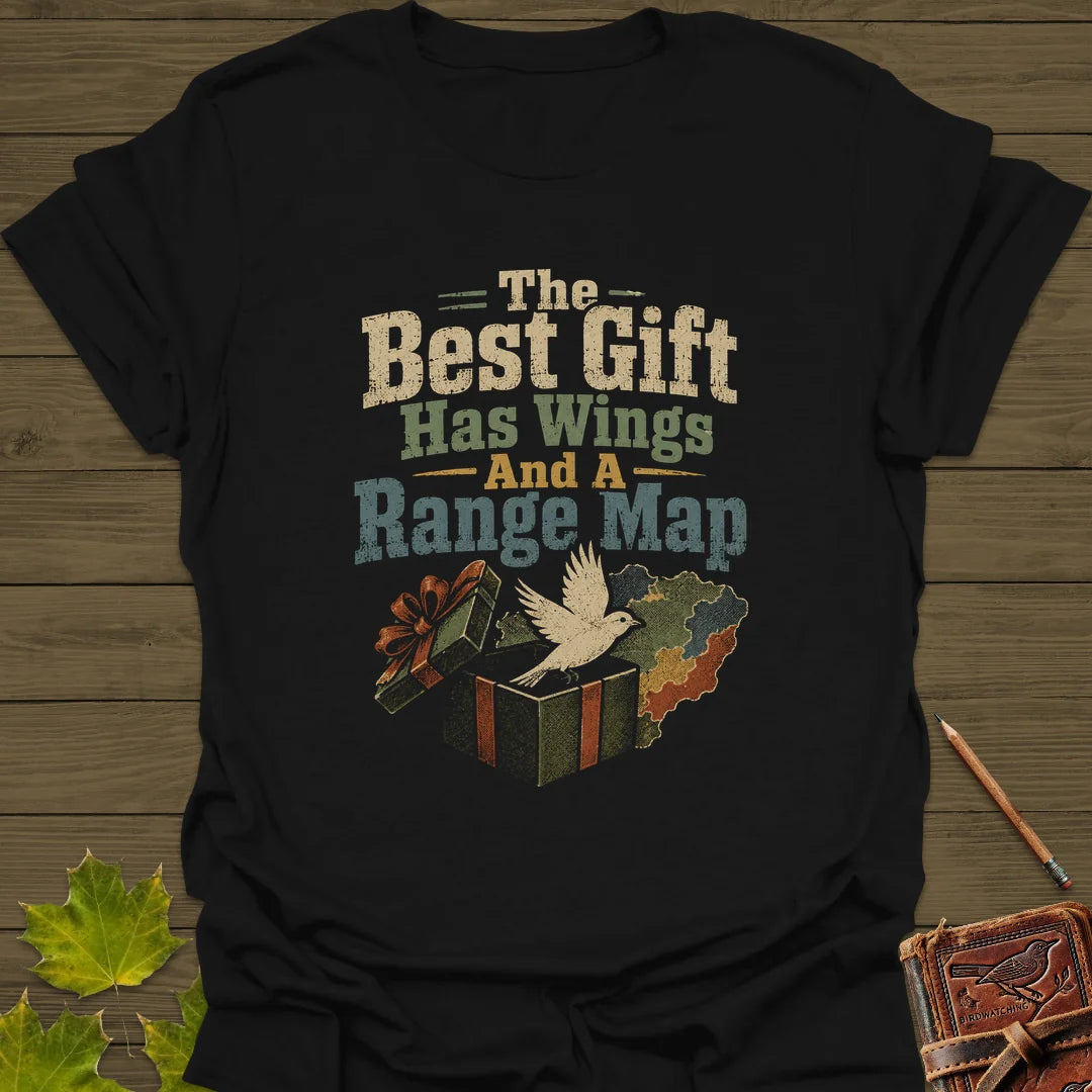 Best Gift Has Wings T-Shirt in Black