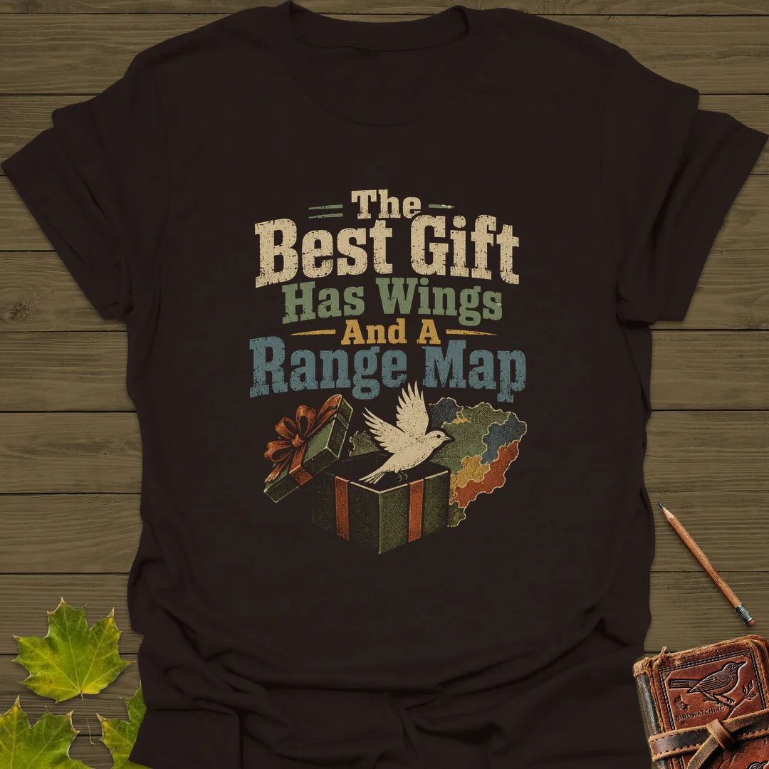 Best Gift Has Wings T-Shirt in Dark Chocolate