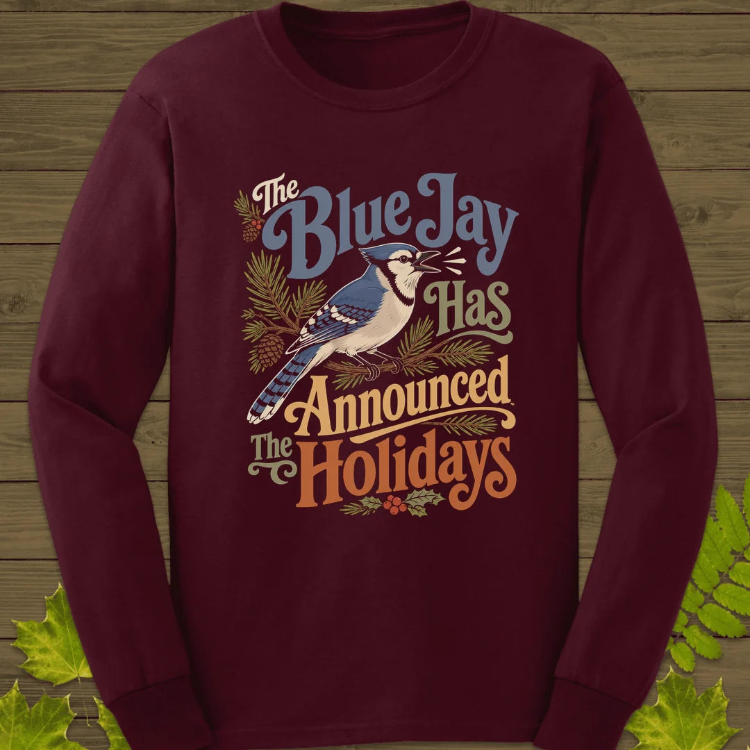 Blue Jay Holiday Herald Long Sleeve in Maroon