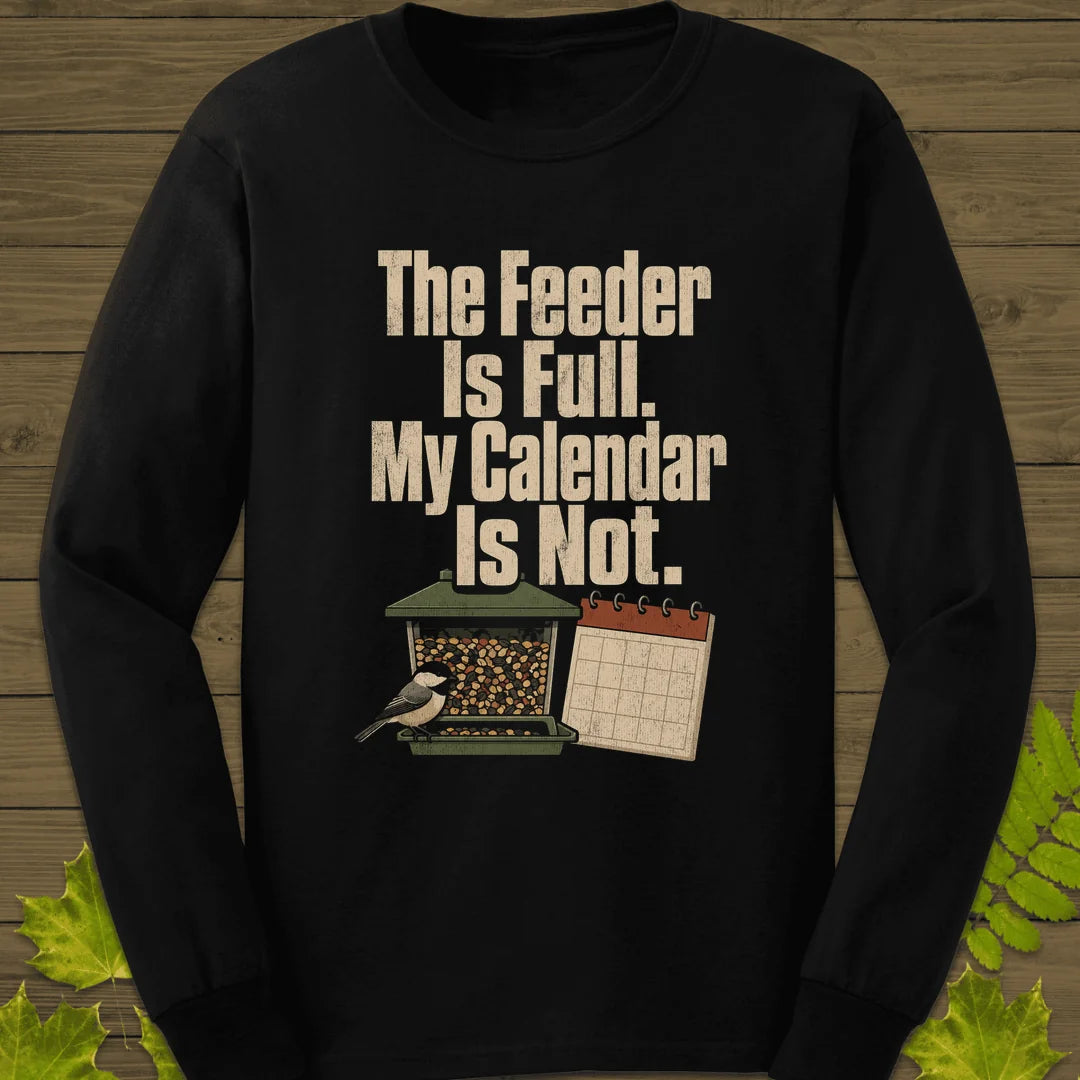Feeder Full Calendar Empty Long Sleeve in Black
