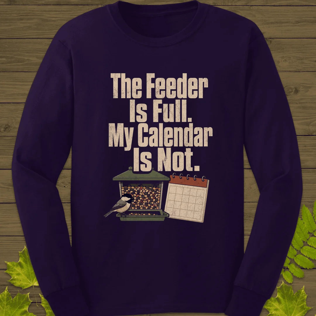 Feeder Full Calendar Empty Long Sleeve in Purple