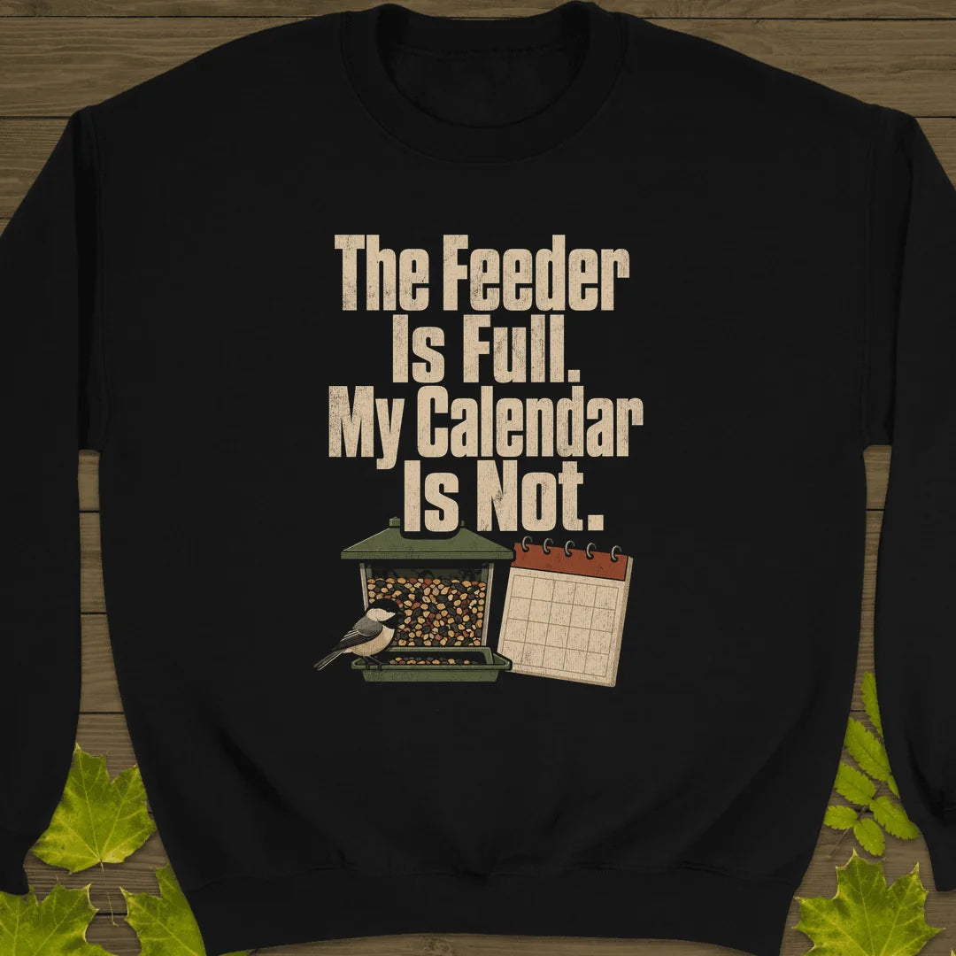 Feeder Full Calendar Empty Sweatshirt in Black
