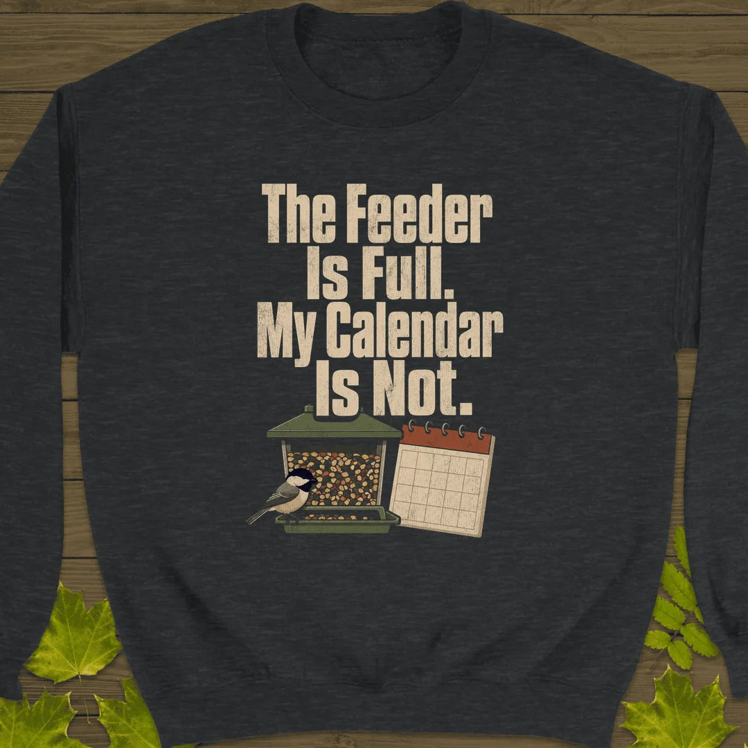 Feeder Full Calendar Empty Sweatshirt in Dark Heather