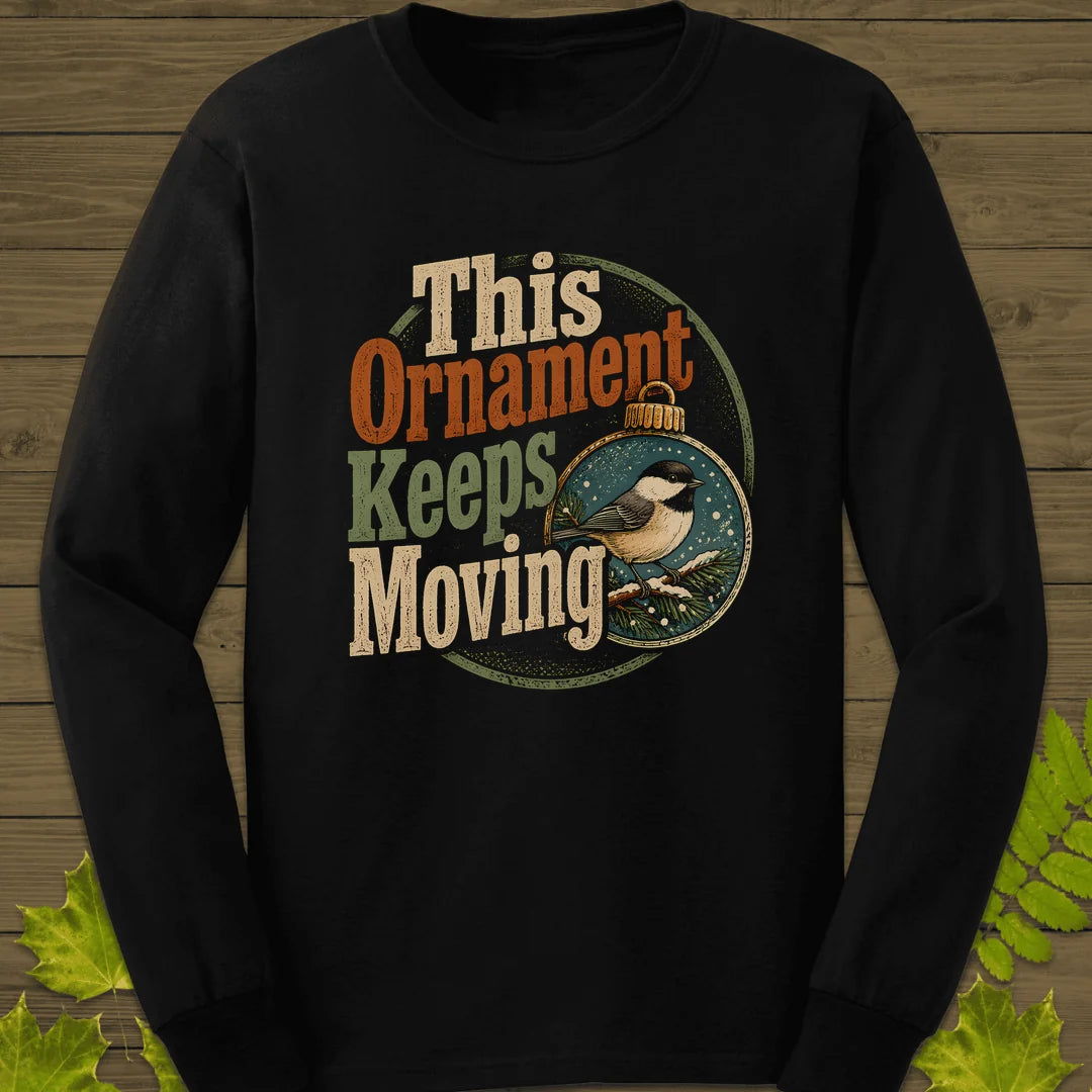 Ornament Keeps Moving Long Sleeve in Black