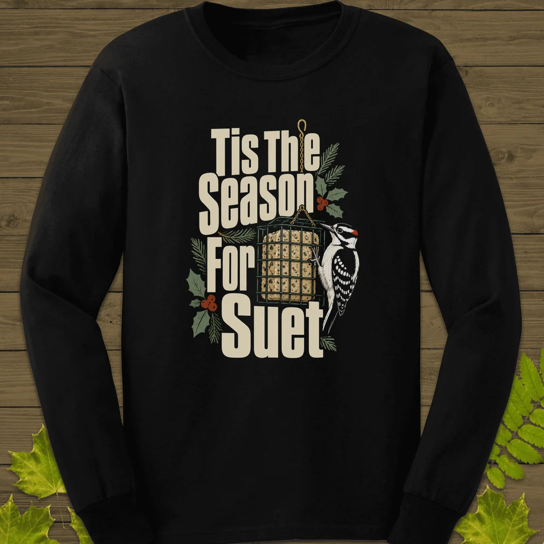 Tis The Season For Suet Long Sleeve in Black