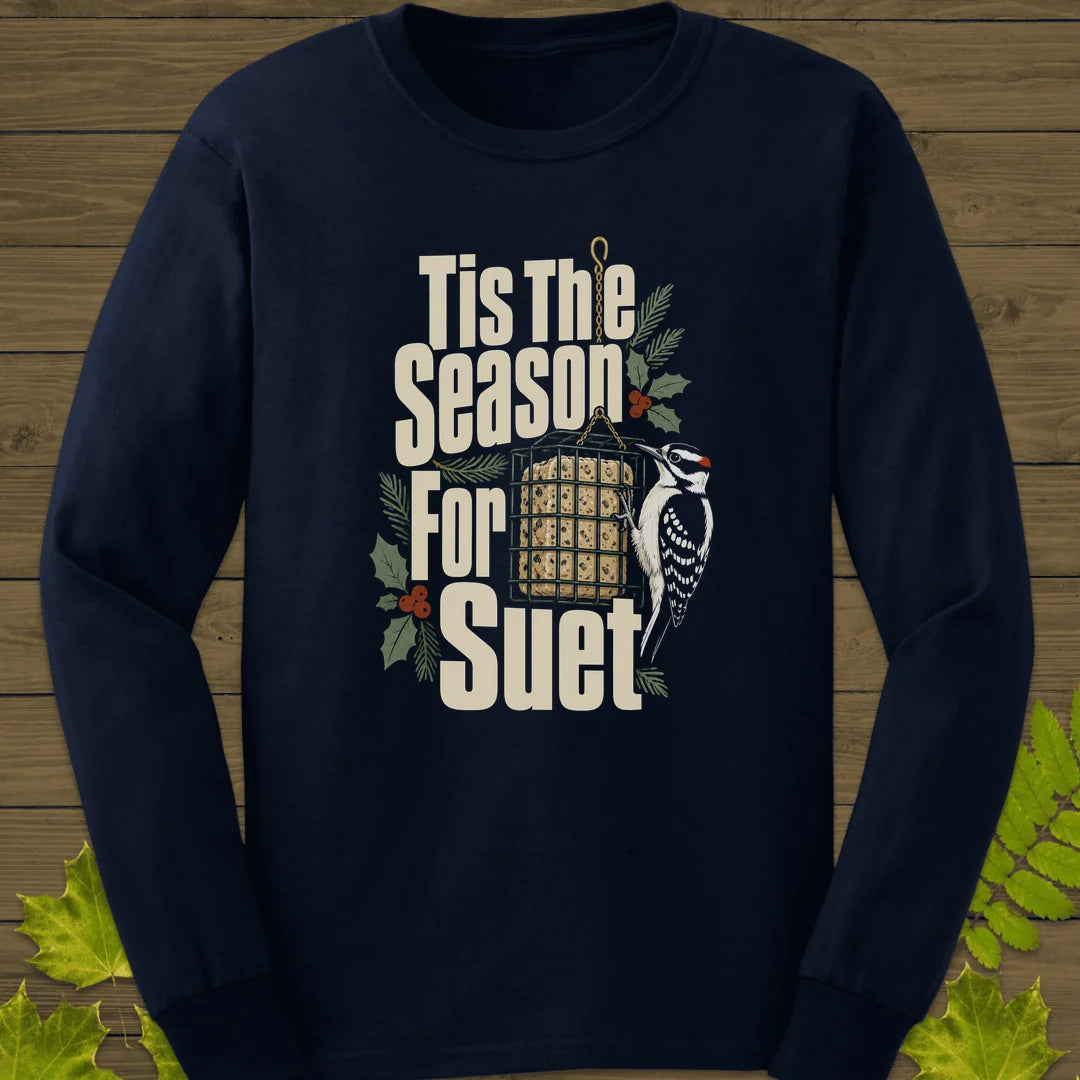 Tis The Season For Suet Long Sleeve in Navy