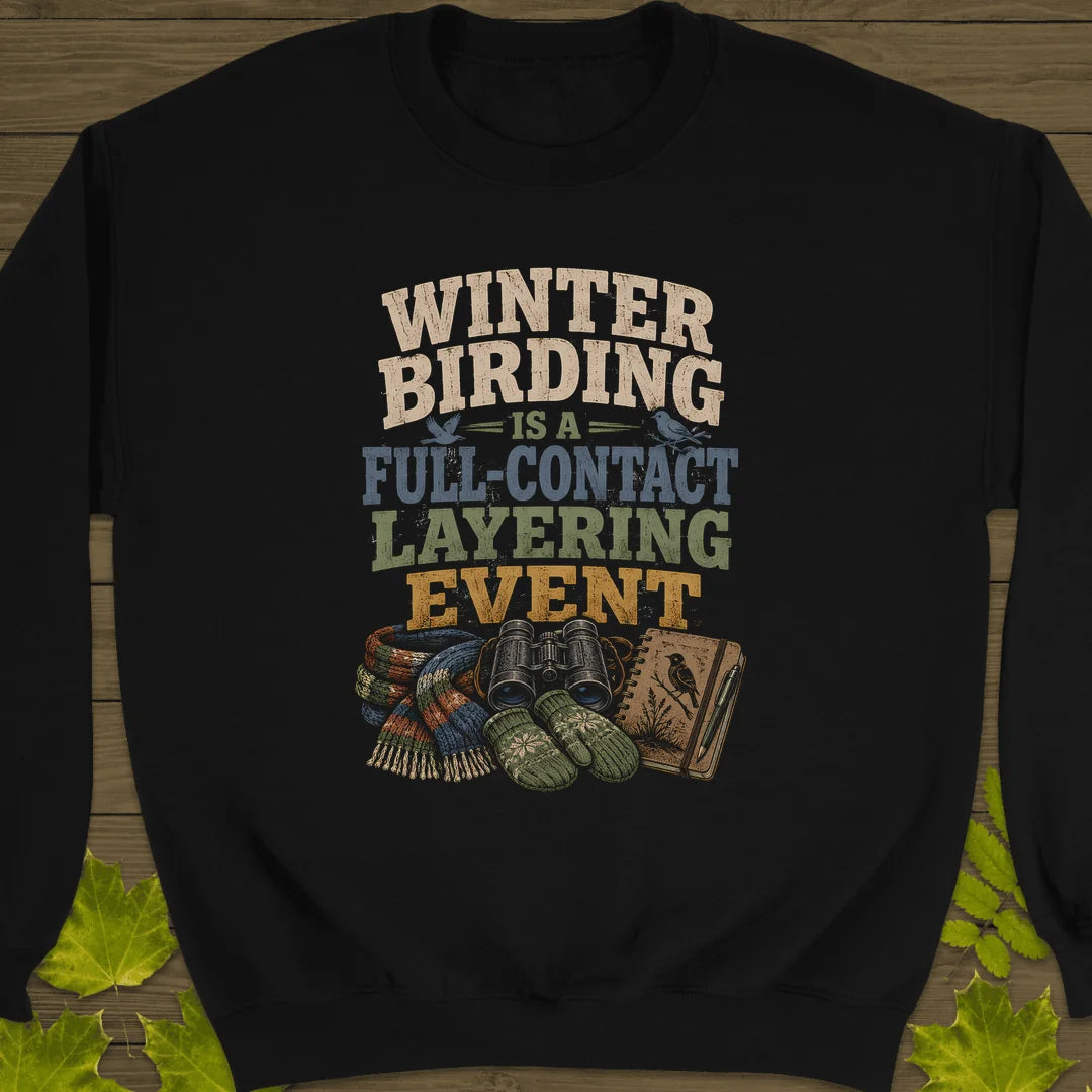 Full-Contact Layering Sweatshirt in Black