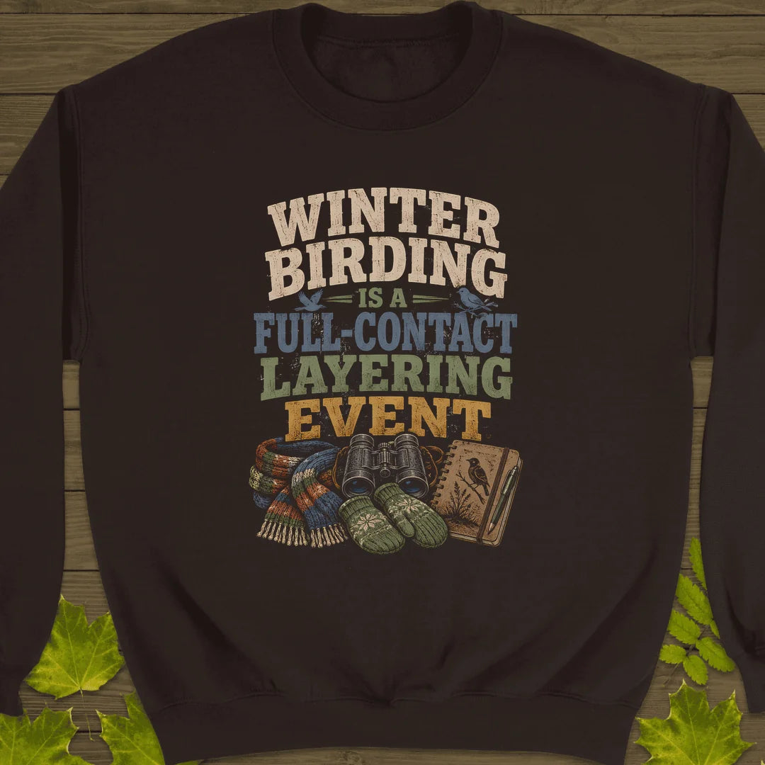 Full-Contact Layering Sweatshirt in Dark Chocolate
