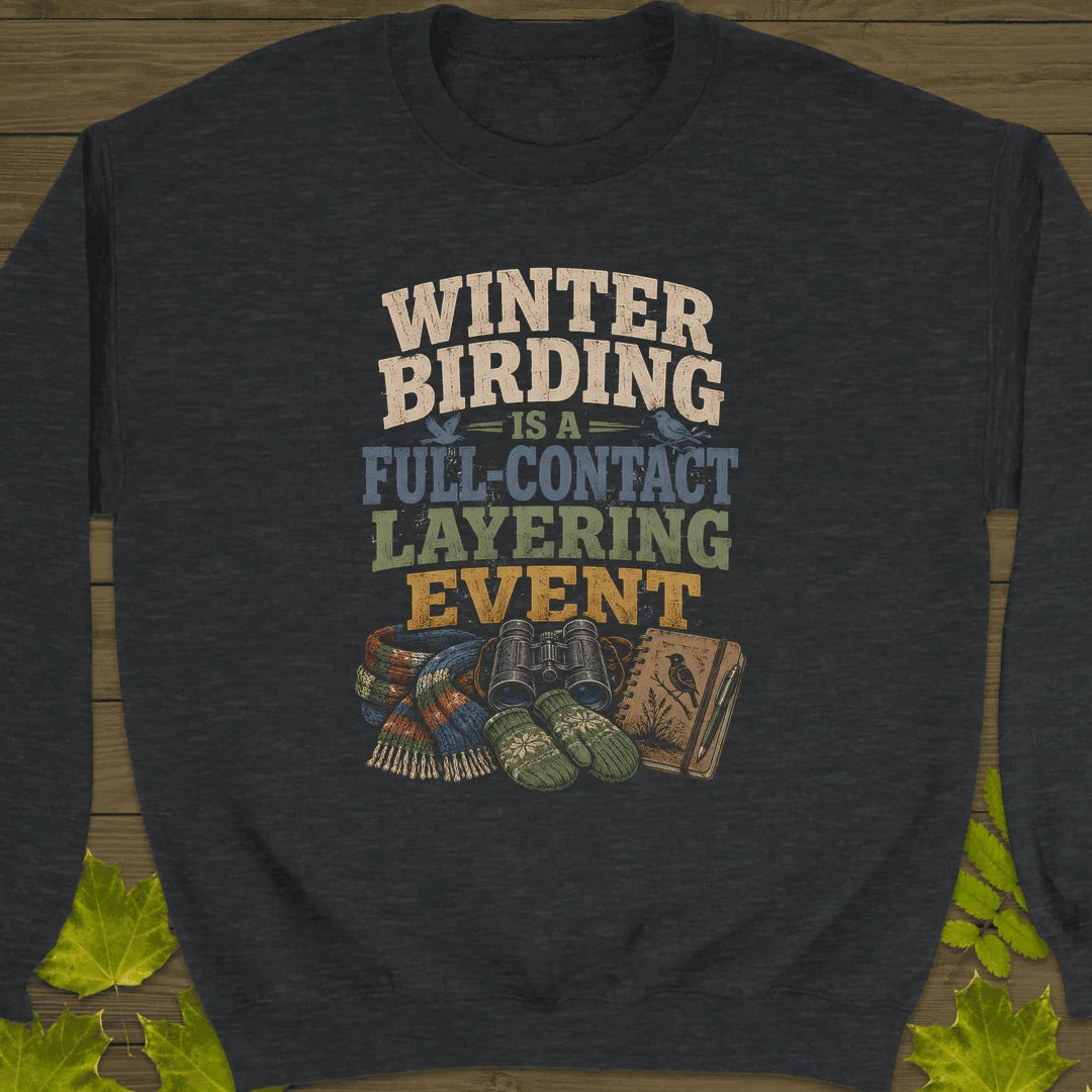 Full-Contact Layering Sweatshirt in Dark Heather