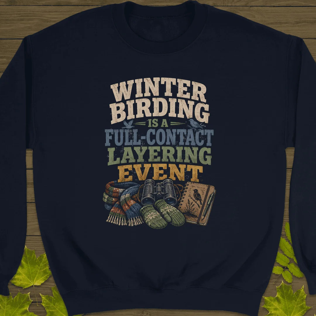 Full-Contact Layering Sweatshirt in Navy