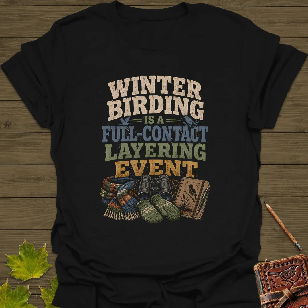 Full-Contact Layering T-Shirt in Black