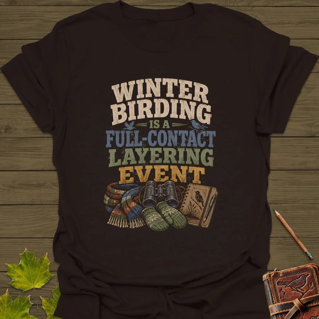 Full-Contact Layering T-Shirt in Dark Chocolate