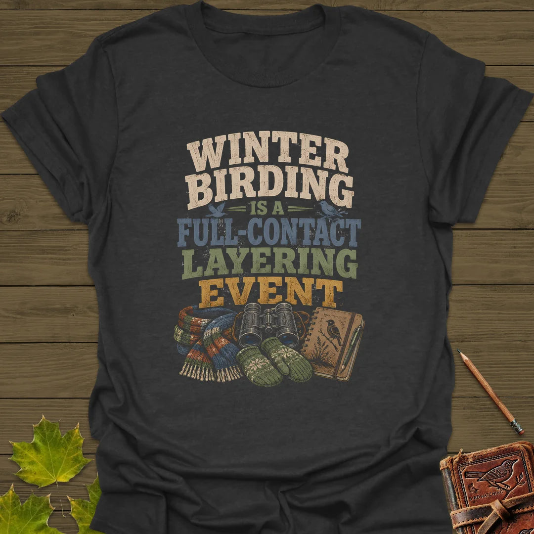 Full-Contact Layering T-Shirt in Dark Heather