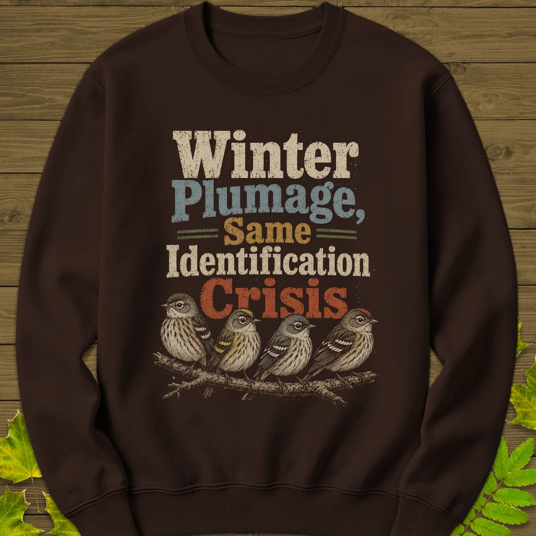 Same Identification Crisis Sweatshirt in Dark Chocolate