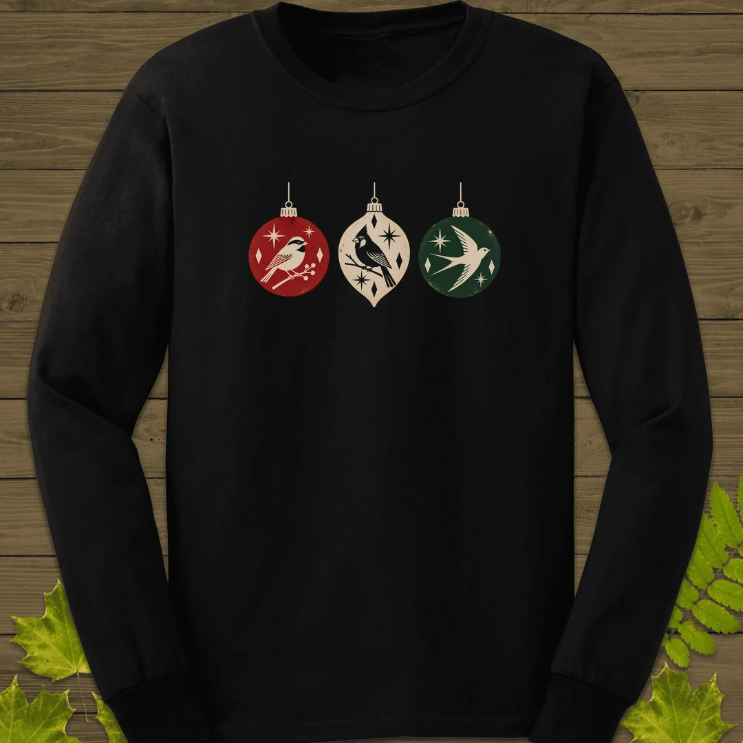 Ornament Flock Long Sleeve in Black