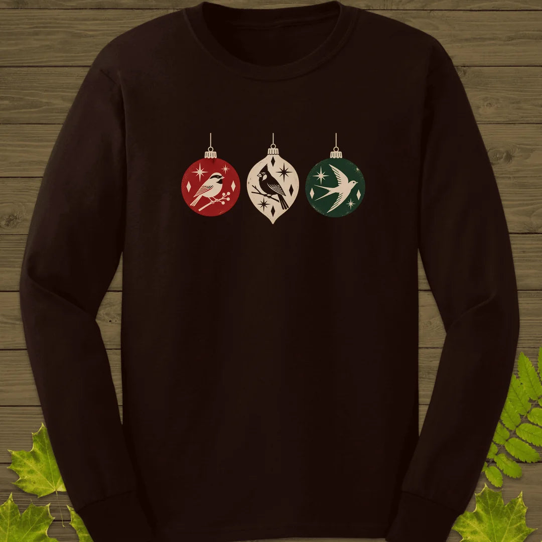 Ornament Flock Long Sleeve in Dark Chocolate