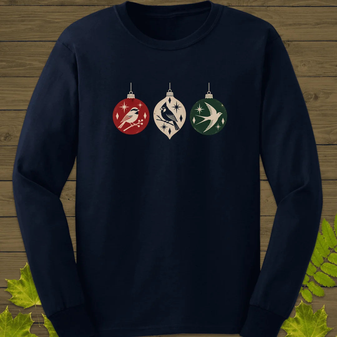 Ornament Flock Long Sleeve in Navy
