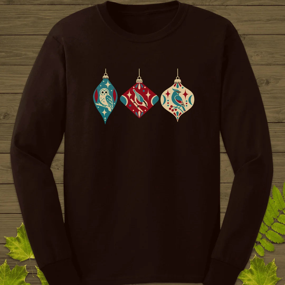 Ornament Trio Long Sleeve in Dark Chocolate