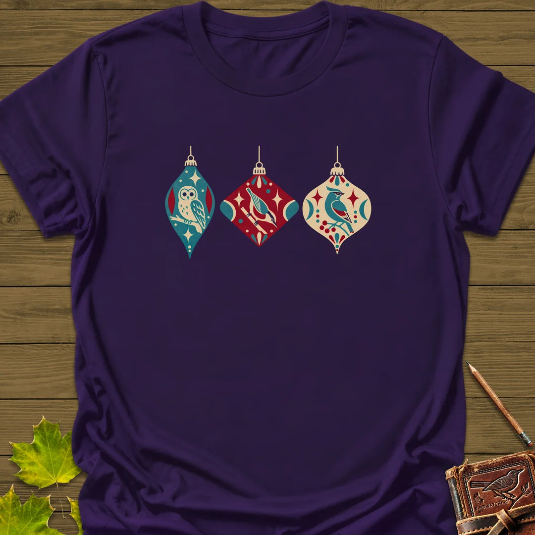 Ornament Trio T-Shirt in Purple