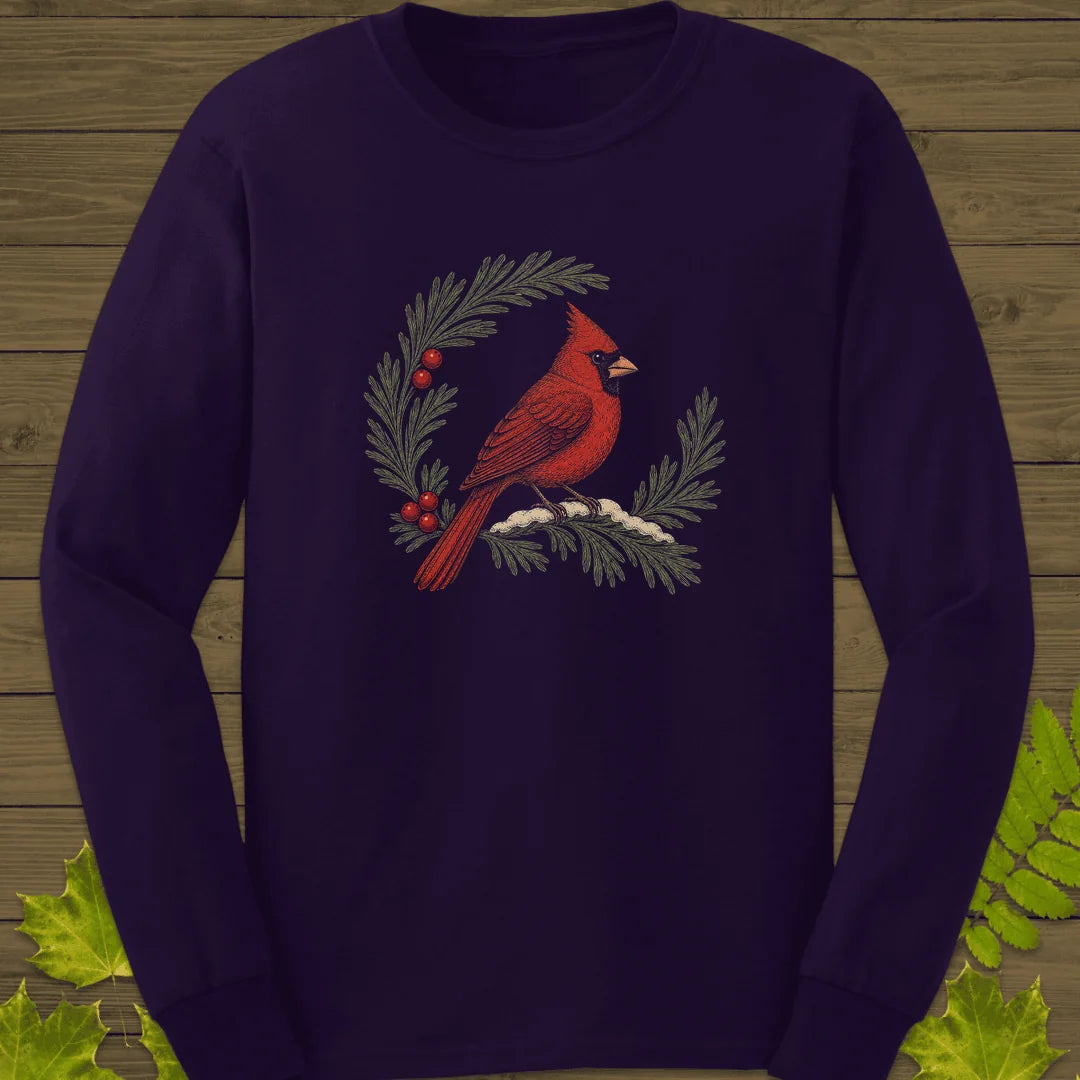 Wreathed In Red Long Sleeve in Purple