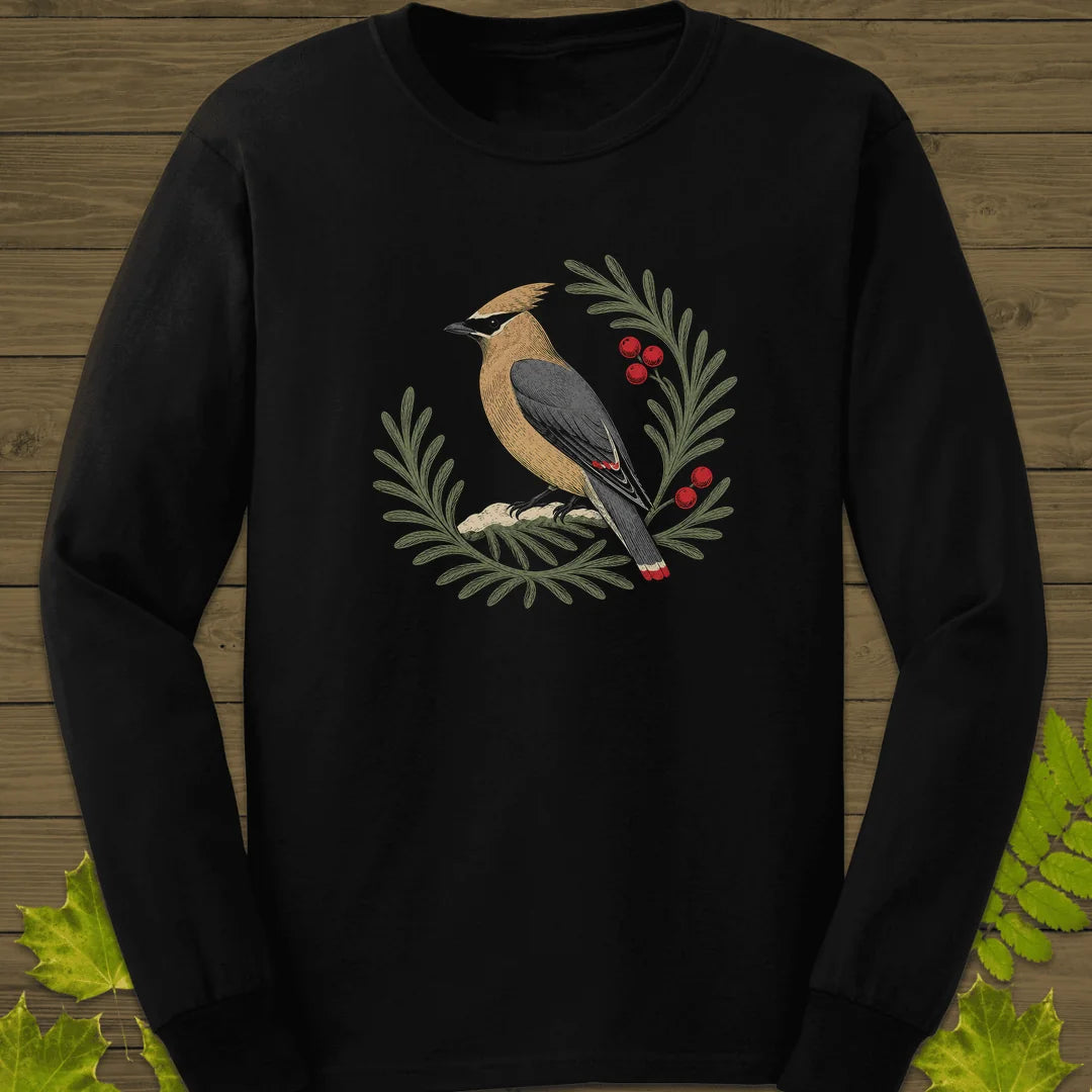 Berries And Branches Long Sleeve in Black