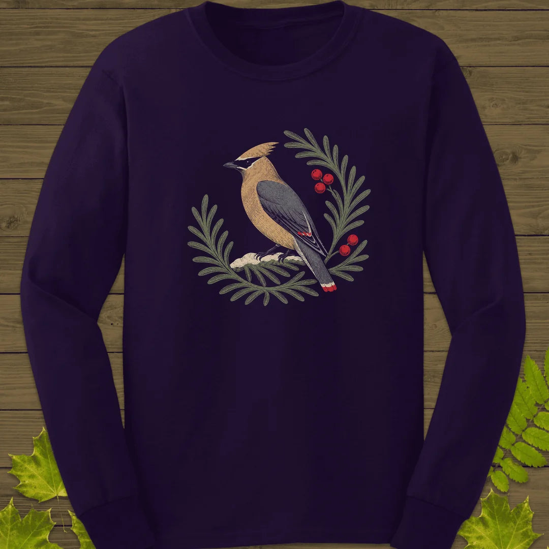 Berries And Branches Long Sleeve in Purple