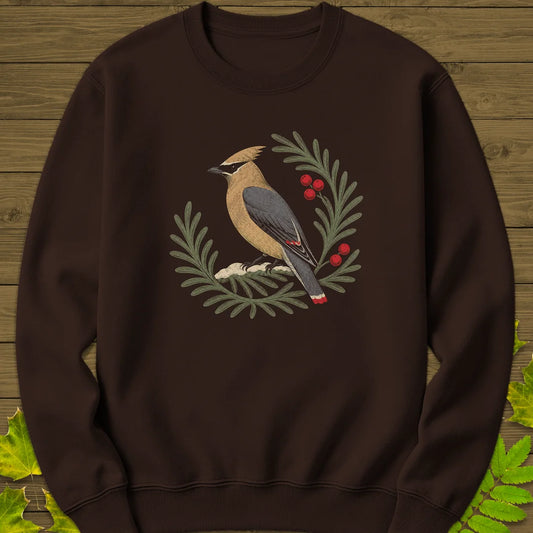 Berries And Branches Sweatshirt in Dark Chocolate