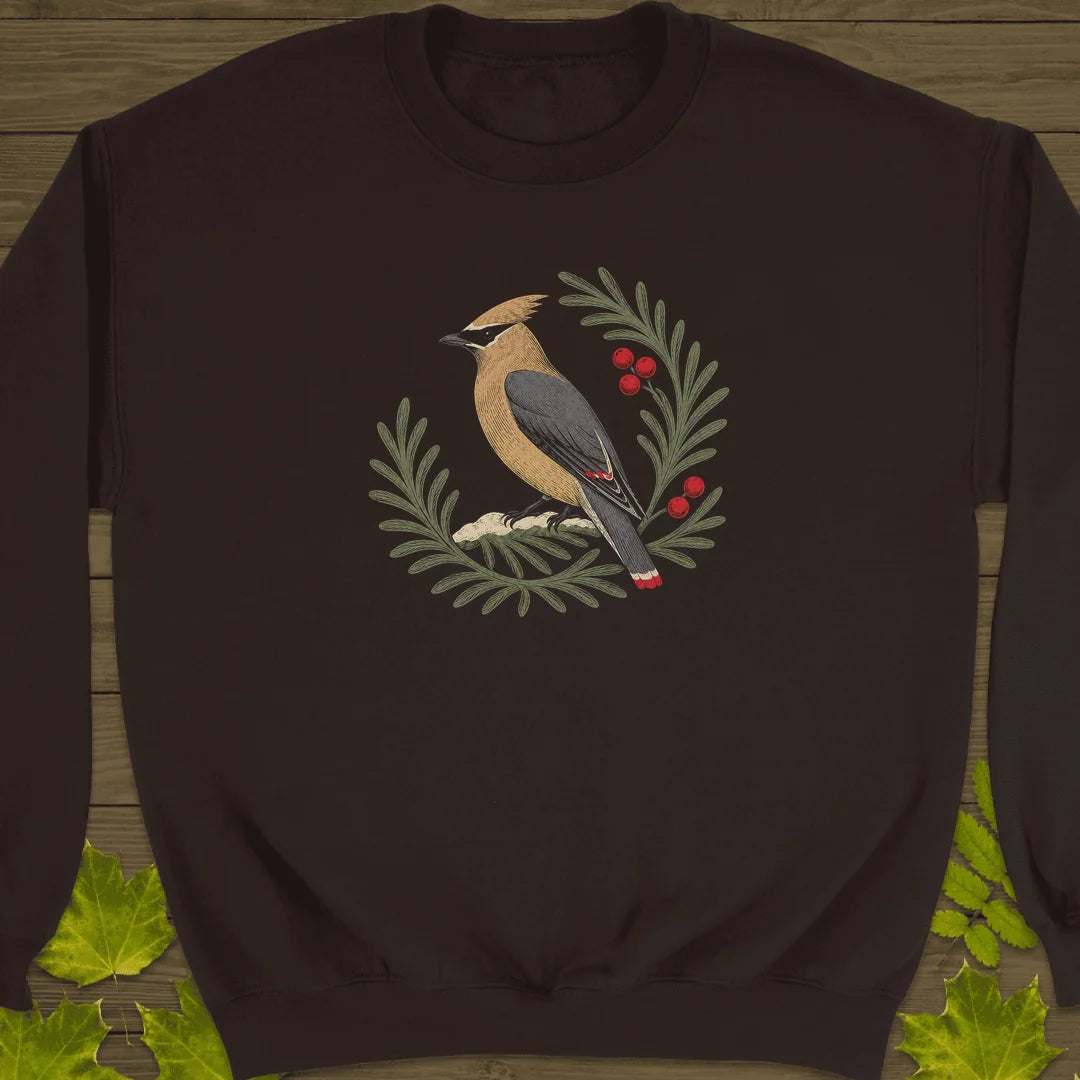 Berries And Branches Sweatshirt in Dark Chocolate
