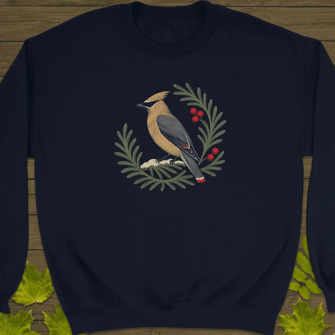 Berries And Branches Sweatshirt in Navy