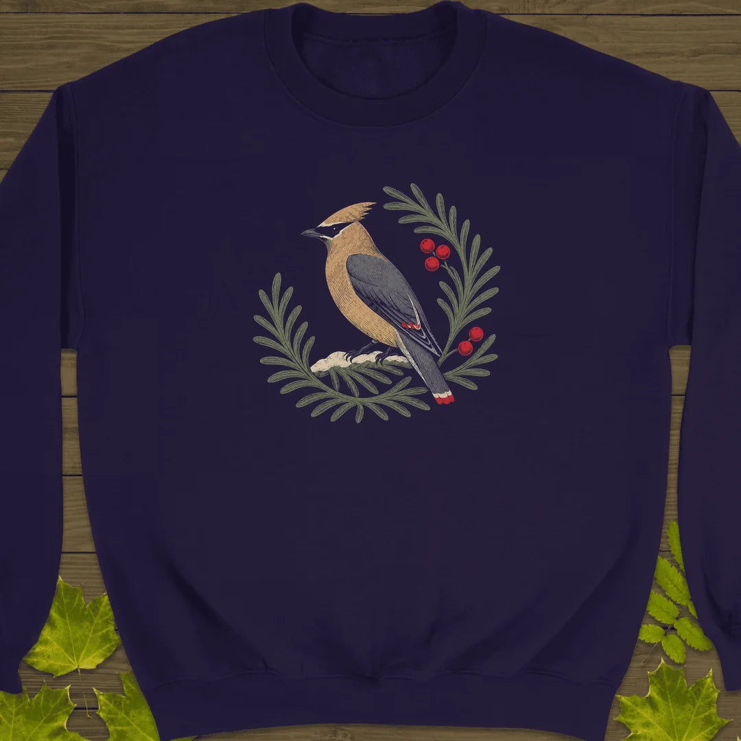 Berries And Branches Sweatshirt in Purple