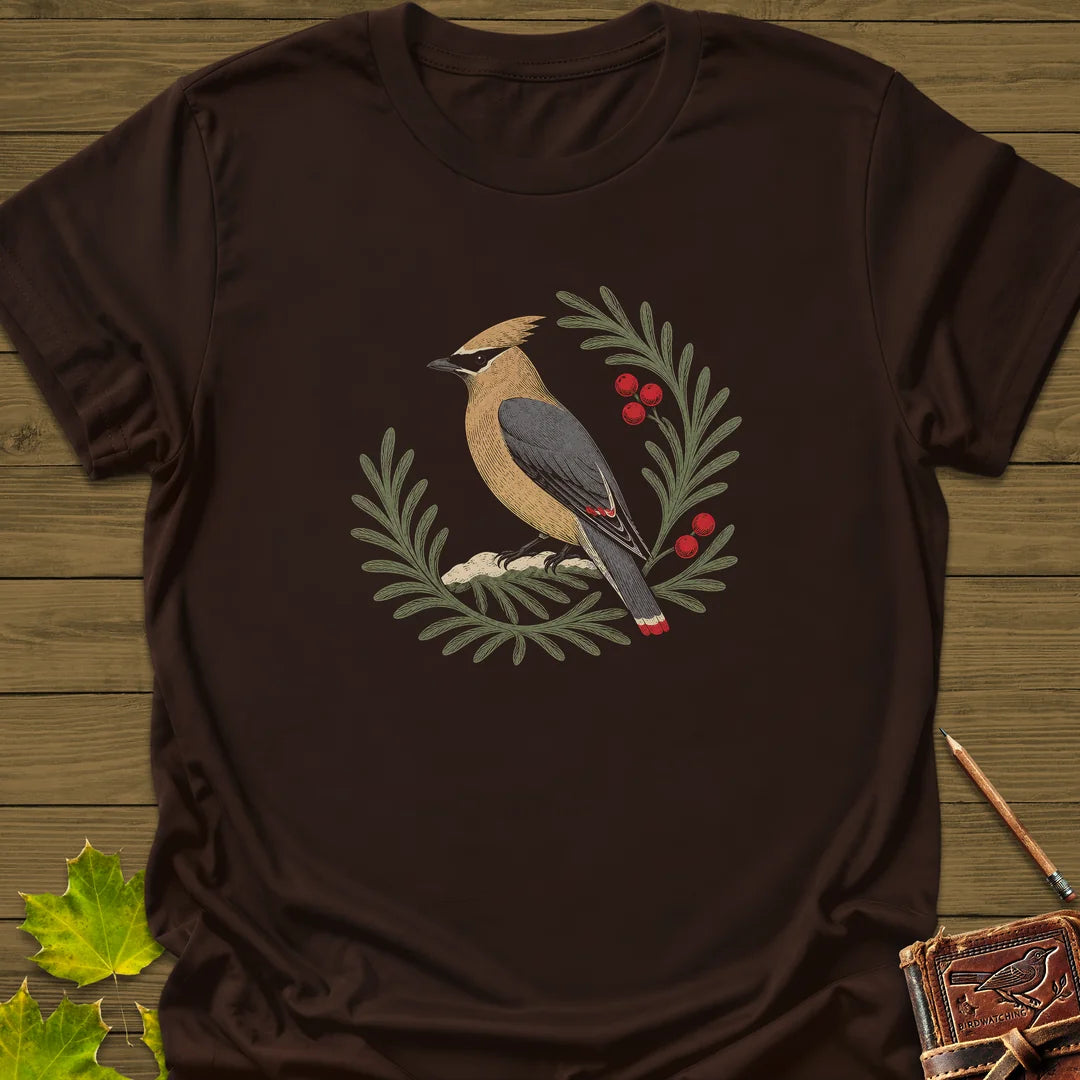 Berries And Branches T-Shirt in Dark Chocolate