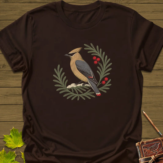 Berries And Branches T-Shirt in Dark Chocolate