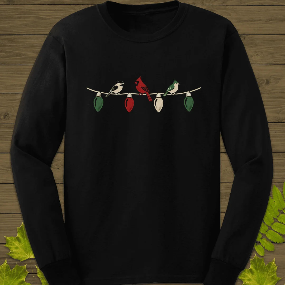 Holiday Light Perch Long Sleeve in Black