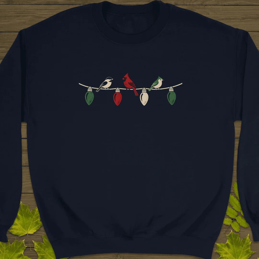 Holiday Light Perch Sweatshirt in Navy