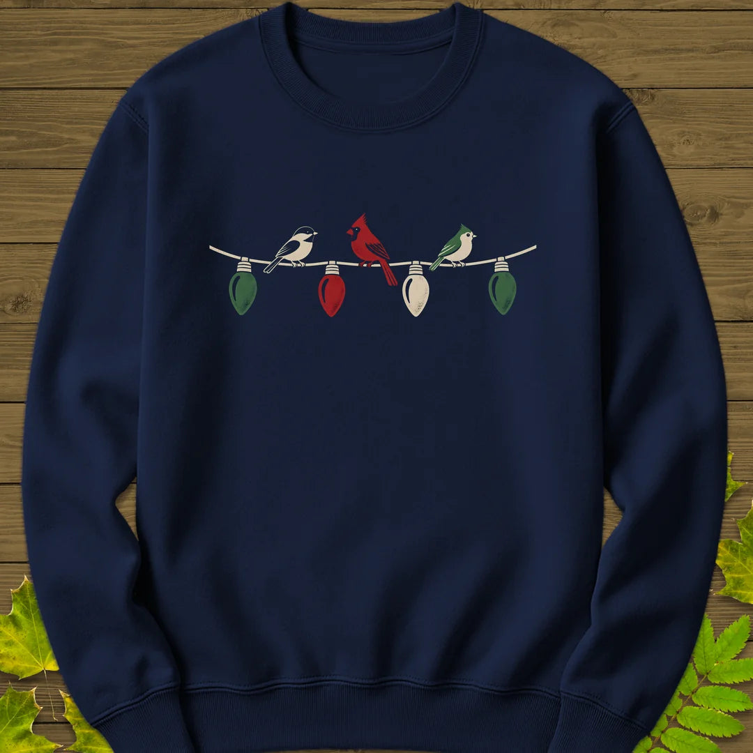 Holiday Light Perch Sweatshirt in Navy