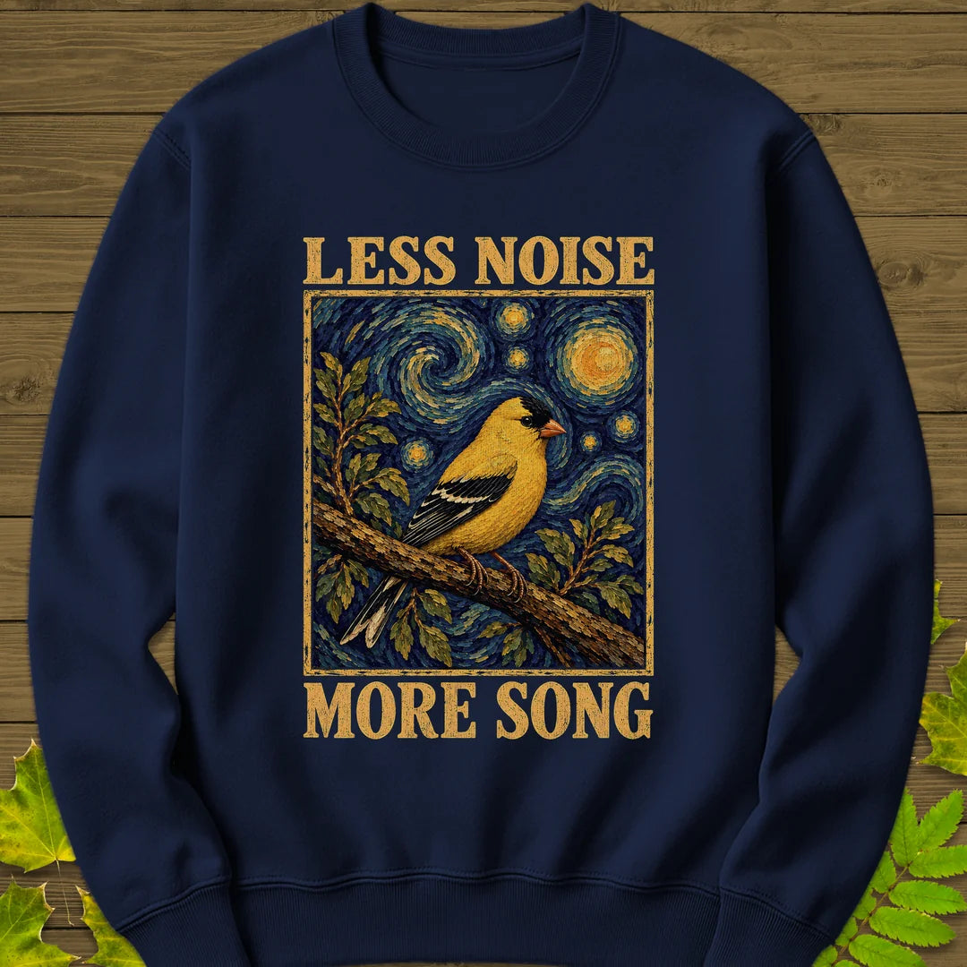 Less Noise More Song Sweatshirt in Navy