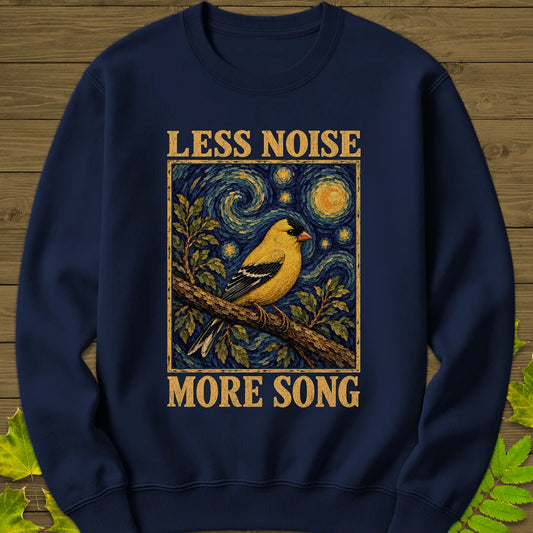 Less Noise More Song Sweatshirt in Navy