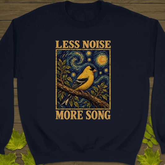 Less Noise More Song Sweatshirt in Navy