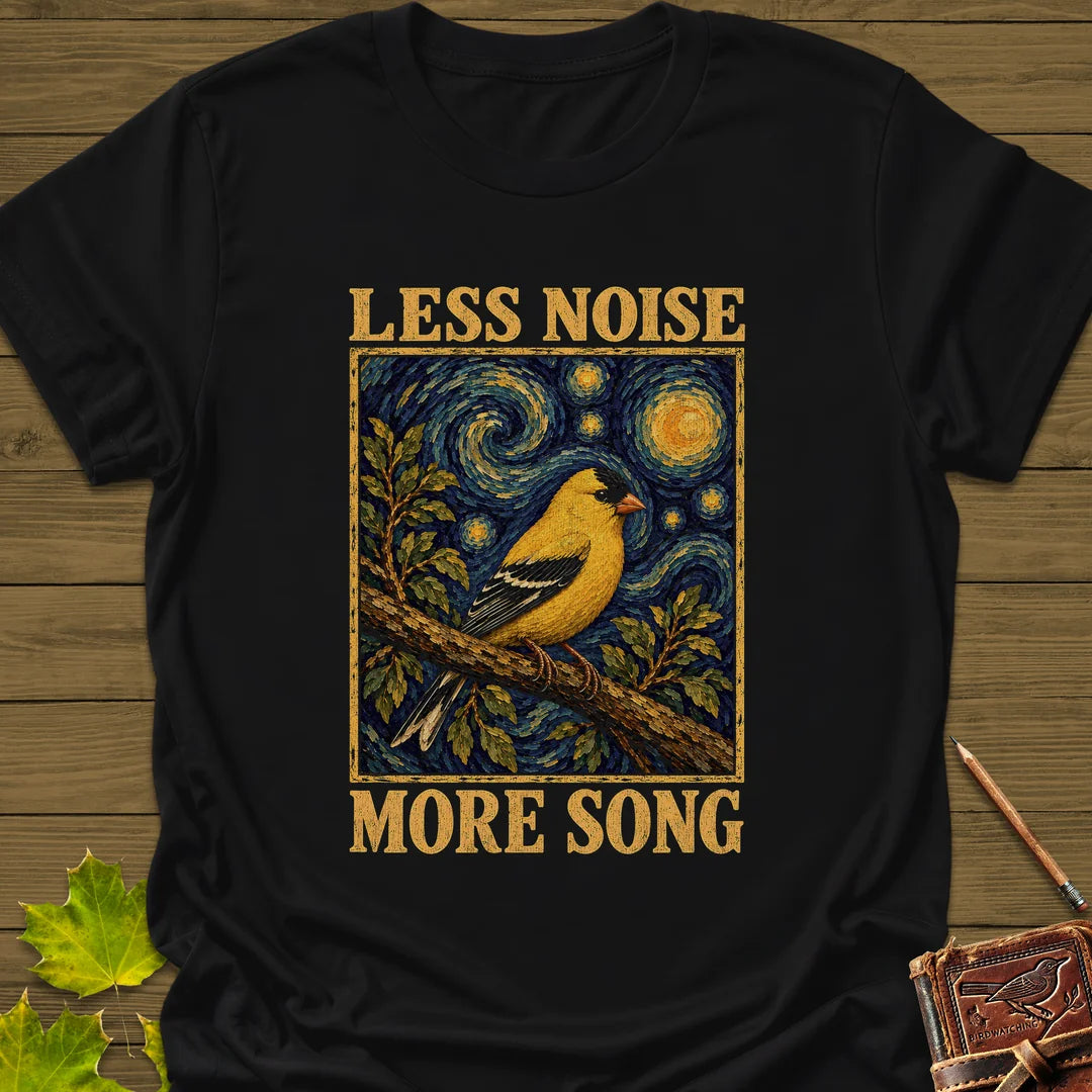 Less Noise More Song T-Shirt in Black