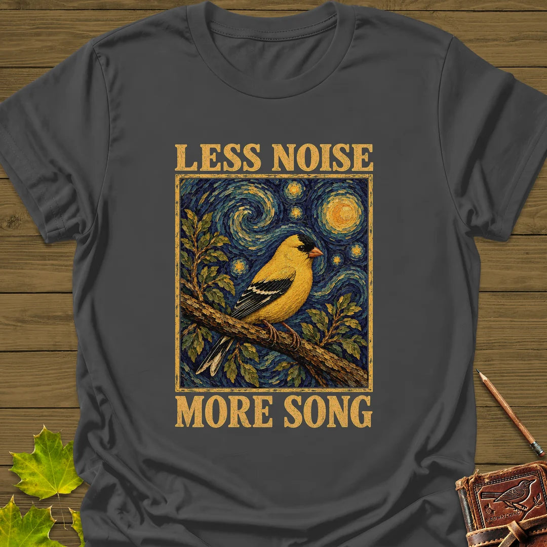 Less Noise More Song T-Shirt in Charcoal