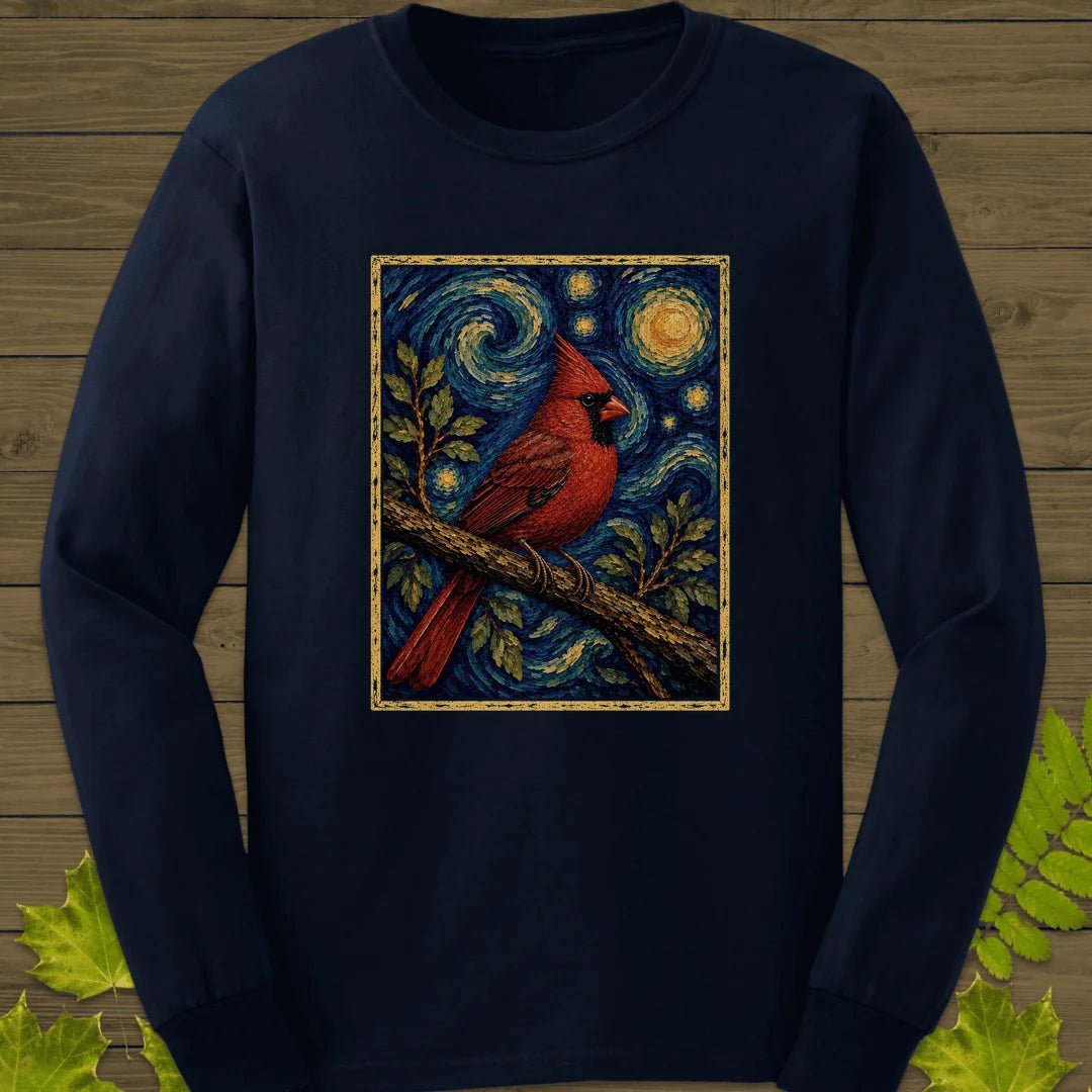 Starry Cardinal Long Sleeve in Navy