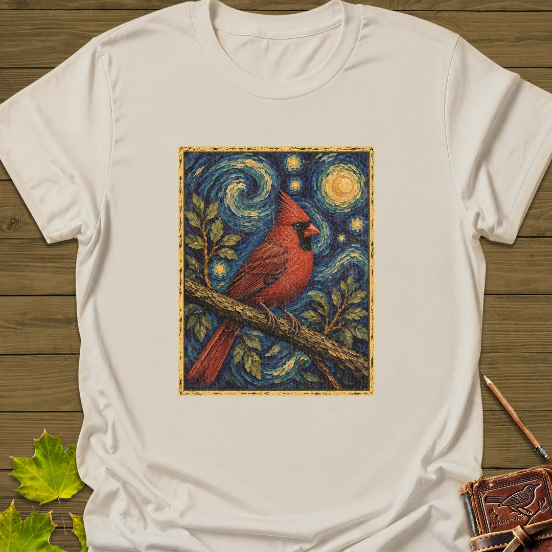 Starry Cardinal T-Shirt in Natural