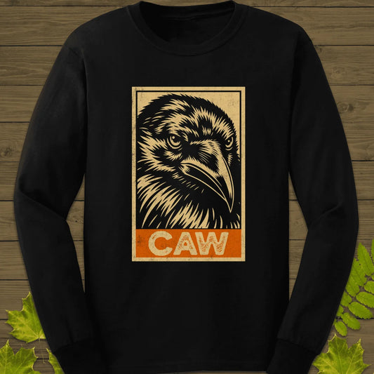 Caw Long Sleeve in Black