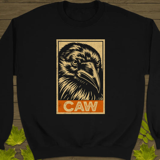 Caw Sweatshirt in Black