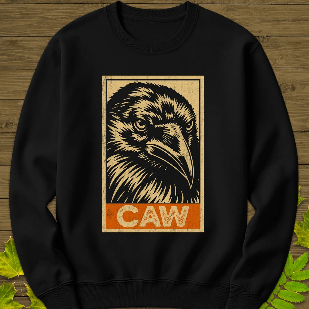Caw Sweatshirt in Black