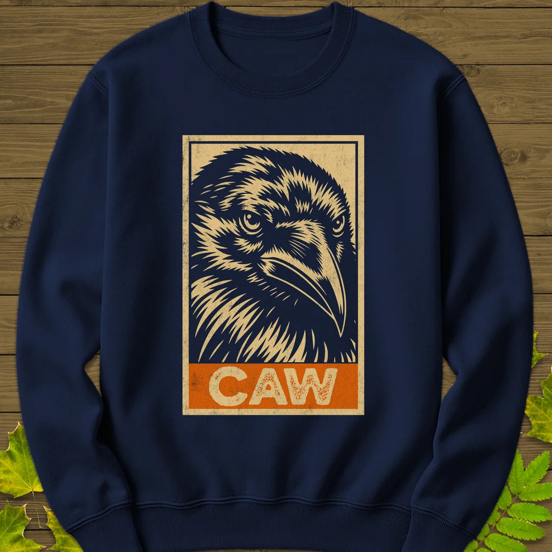 Caw Sweatshirt in Navy